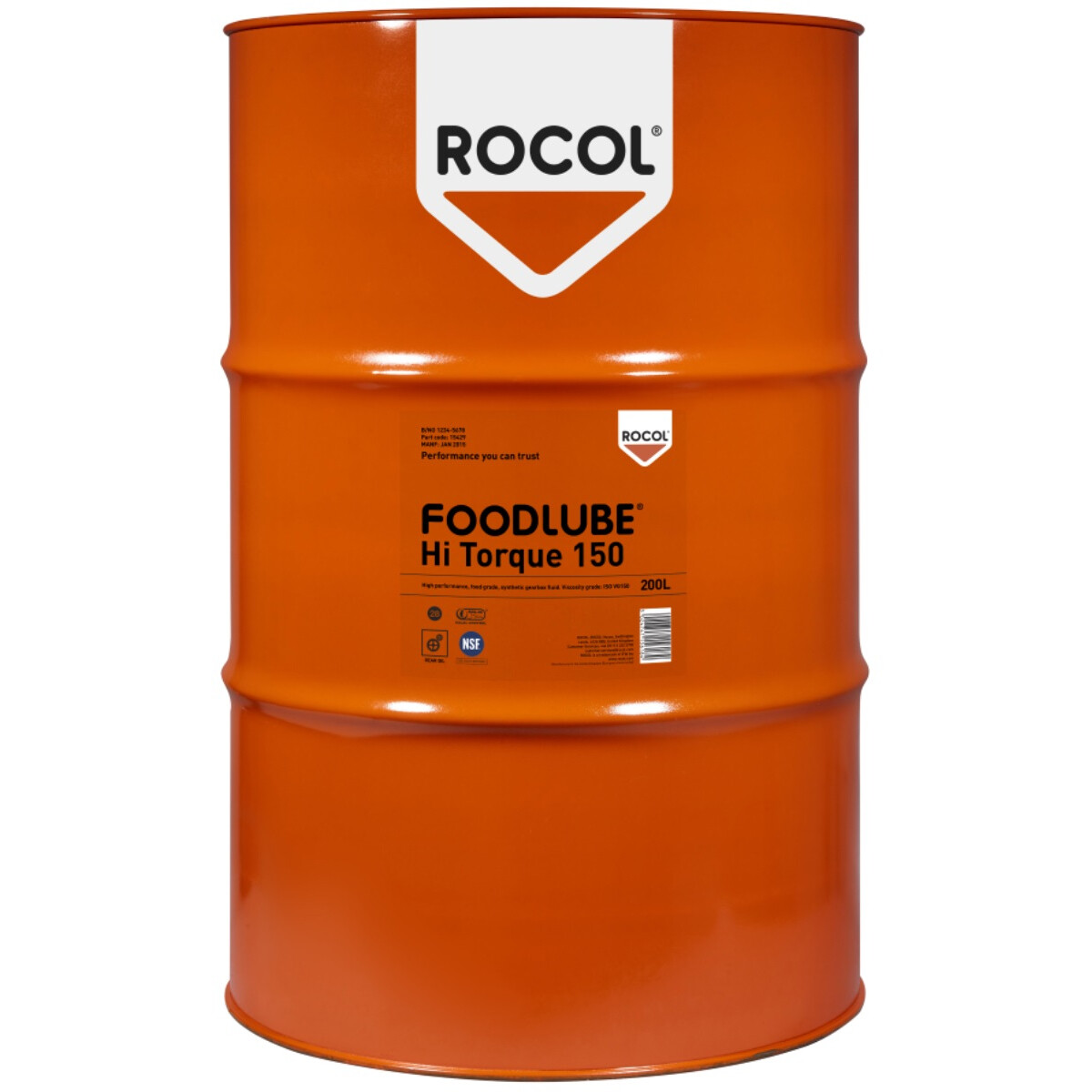 Rocol 15429 Foodlube Hi Torque 150食用宝齿轮箱油