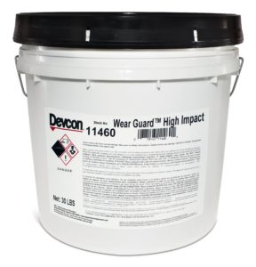 Devcon  Wear Guard High Impact（DEVCON 11460)高性能耐磨防护剂是一种高密度微氧化铝陶瓷珠状填充环氧树脂系统，带有柔性添加剂，具有卓越的抗冲击和耐磨性