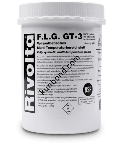 维德加Rivolta F.L.G. GT-3食品级耐高压及耐高低温润滑脂